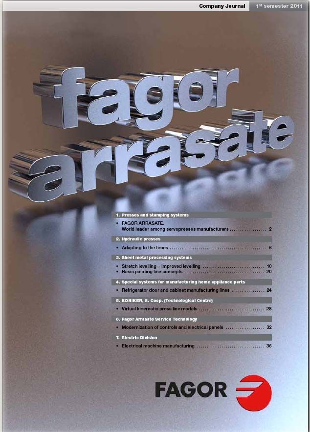 Fagor Arrasate event: Company Journal 1st semester 2011