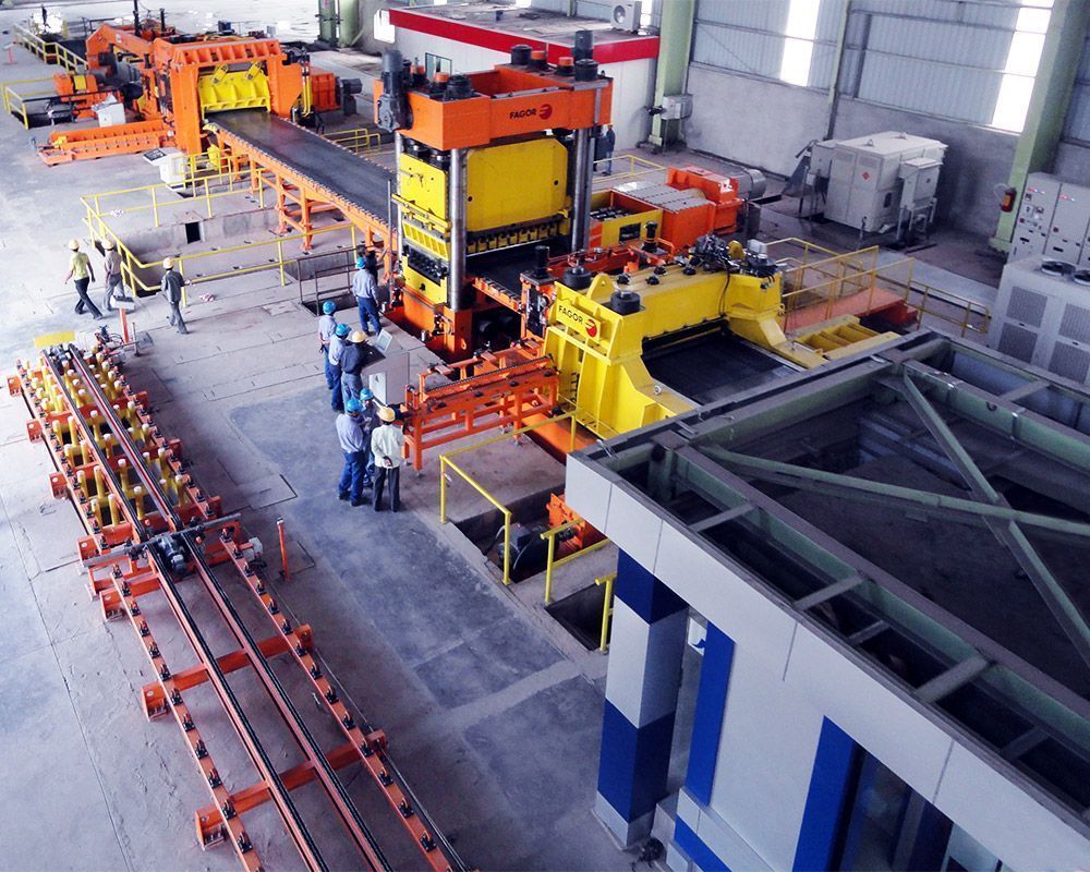 Cut to length lines for heavy gauge Fagor Arrasate