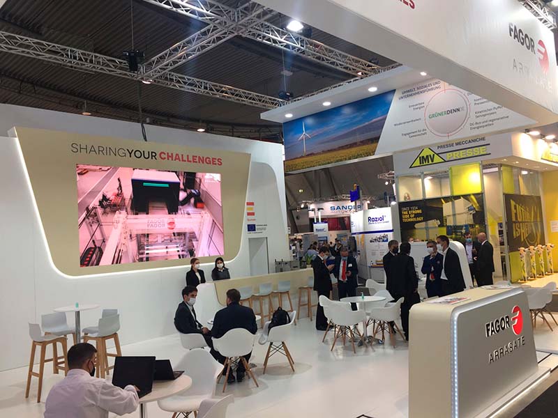 FAGOR ARRASATE EXHIBITED ITS SOLUTIONS IN THE FIELD OF CUTTING AND INTELLIGENT STAMPING AT THE BLECHEXPO IN STUTTGART - Fagor Arrasate