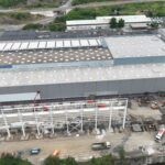 Construction work on the new Fagor Arrasate plant in Mondragon, Spain.